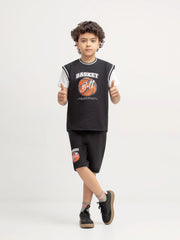 Boy's Black Co Ord Set - EBTCS6-060