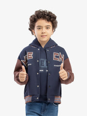 Boy's Navy Blue Jacket - EBTJK5-002-2P
