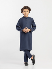 Boy's Navy Blue Kurta Pajama - EBTKPC5-002