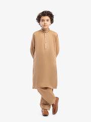 Boy's Camel Kurta Shalwar - EBTKS5-4060