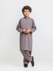 Boy's Grey Kurta Shalwar - EBTKS5-4066