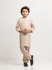 Boy's Light Peach Kurta Shalwar - EBTKS5-4078