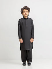 Boy's Black Kurta Shalwar - EBTKS6-4092