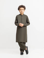 Boy's Green Kurta Shalwar - EBTKS6-4099