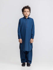 Boy's Blue Kurta Shalwar - EBTKS6-4100