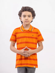 Boy's Orange Polo Shirt - EBTPS6-010