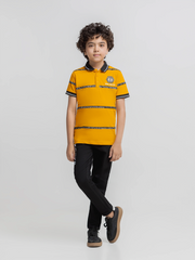 Boy's Mustard Polo Shirt - EBTPS6-029