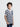 Boy's White & Navy Polo Shirt - EBTPS6-047