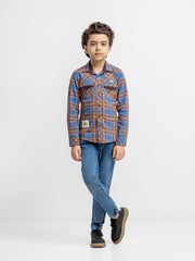 Boy's Blue Multi Shirt - EBTSF6-27699