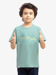 Boy's Ocean Blue T-Shirt - EBTTS5-037