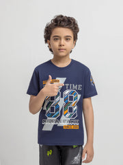Boy's Navy T-Shirt - EBTTS6-008