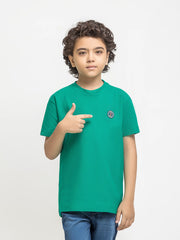 Boy's Green T-Shirt - EBTTS6-058