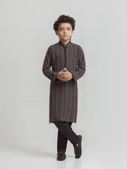 Boy's Black Kurta Pajama - ECBTKP6-013