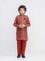 Khaddar Waistcoat Suit - ECBTWCS5-060