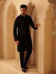Embroidered Schiffli Kurta Pajama - ECMTKP5-002