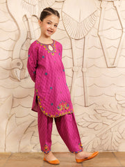 Embroidered Dobby Shirt Trouser - EGTKE5-71019ST