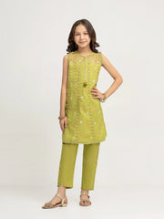 Girl's Light Olive Pret - EGTKED5-73020ST