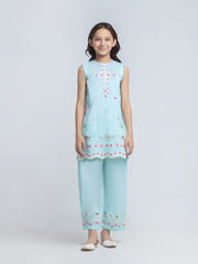 Embroidered Lawn Co-Ord Set - EGTKED6-74033ST