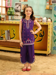 Embroidered Cambric Co-Ord Set - EGTKED6-74037ST