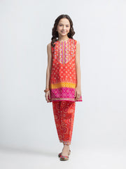 Printed Cambric Co-Ord Set - EGTKEP6-74047ST