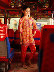 Printed Cambric Co-Ord Set - EGTKP6-74057ST