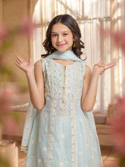 Embroidered Chanderi Suit - EGTPLED5-50065-3P