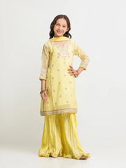Girl's Yellow Pret - EGTPLED5-50089-3P
