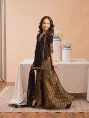 Embroidered Silk Suit - EGTPLED5-50110-3P