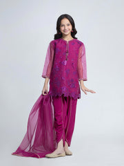 Dyed Organza Suit - EGTPLED6-50106-3P