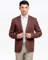 Men's Chocolate Brown Blazer - EMTB24-6866