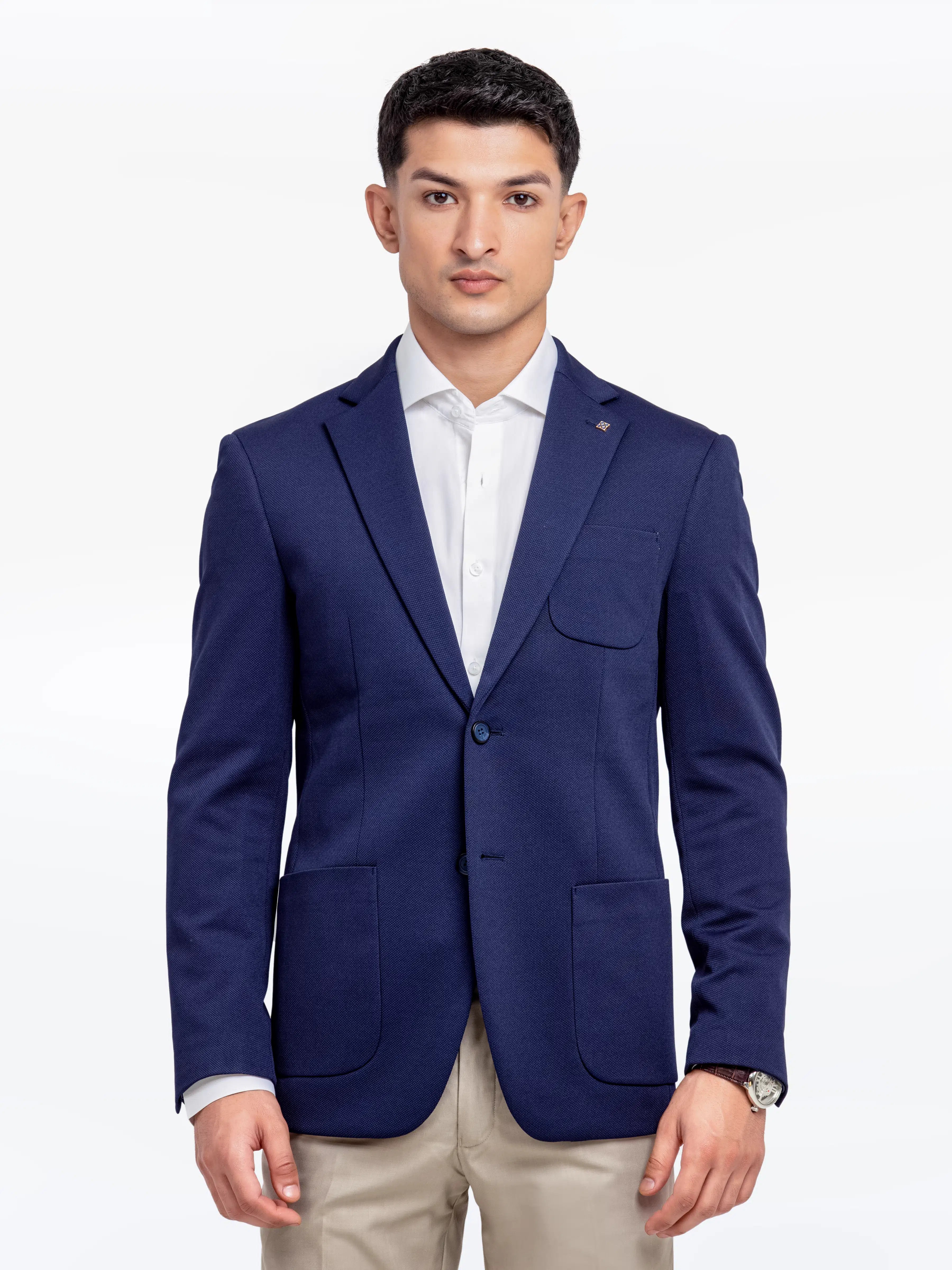 Men's Navy Blue Blazer - EMTB24-6867