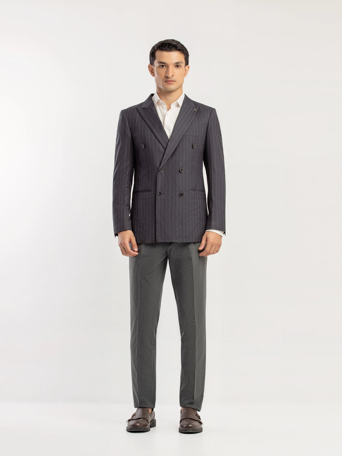 theredthread S flip mid boa coat / gray THEREDTHREAD S flip mid 