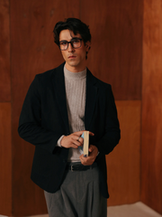 Men's Black Blazer - EMTB5-6905