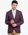 Men's Dark Plum Blazer - EMTB24-6872