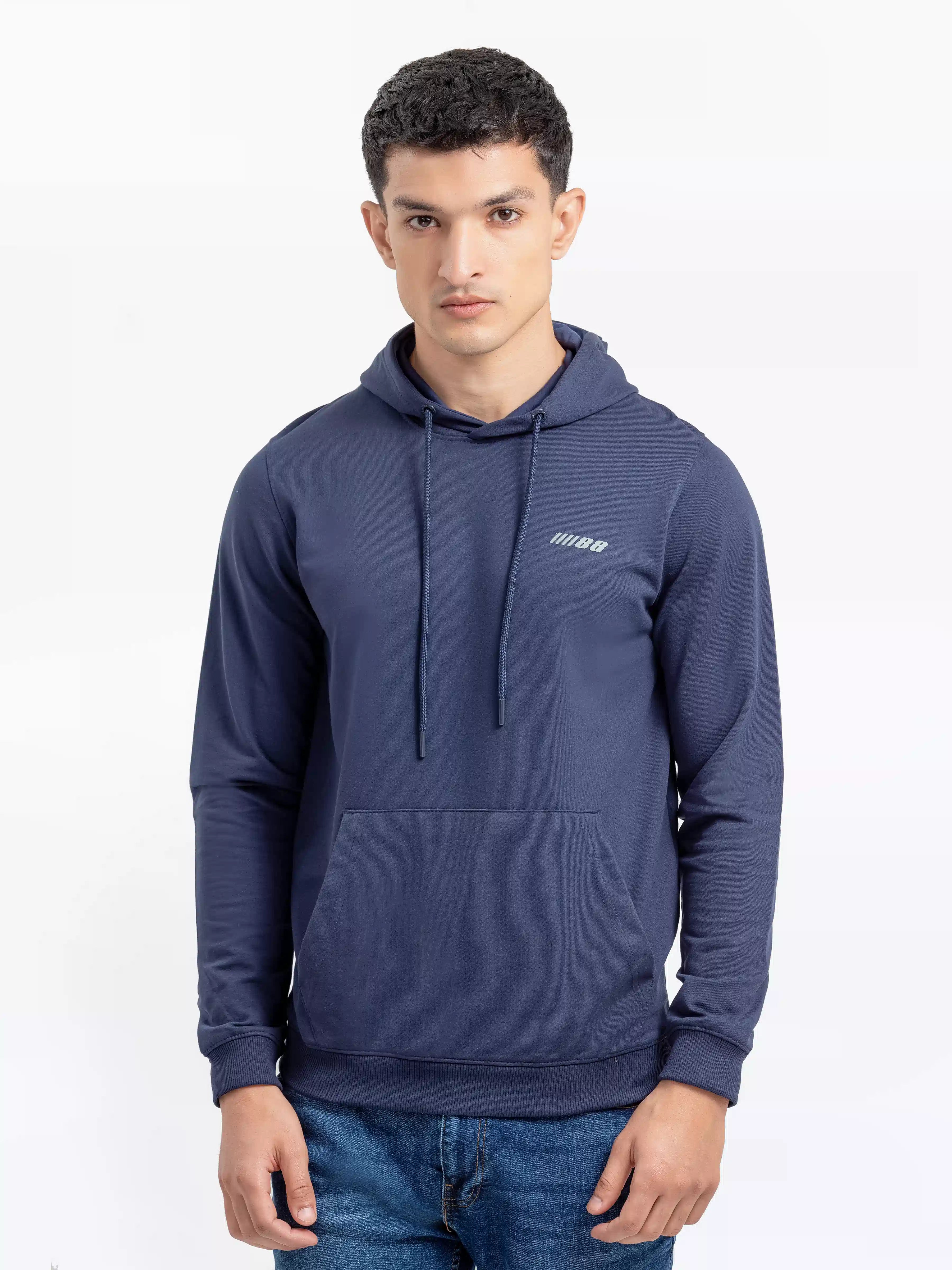 Men's Navy Hoodie - EMTH24-004