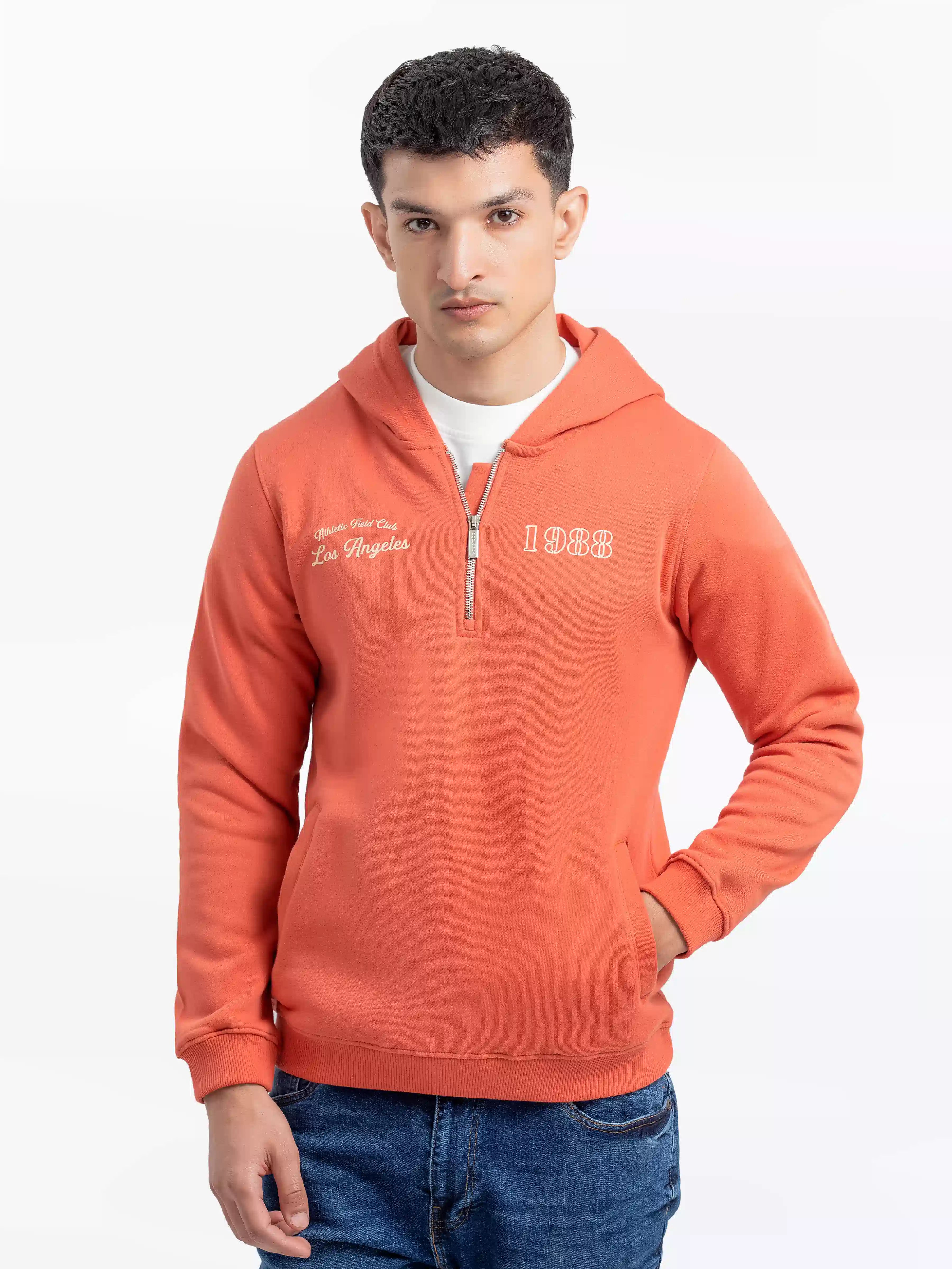 Men's Rust Hoodie - EMTH24-009