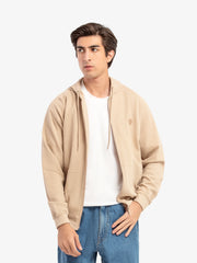Men's Beige Hoodie - EMTH5-009