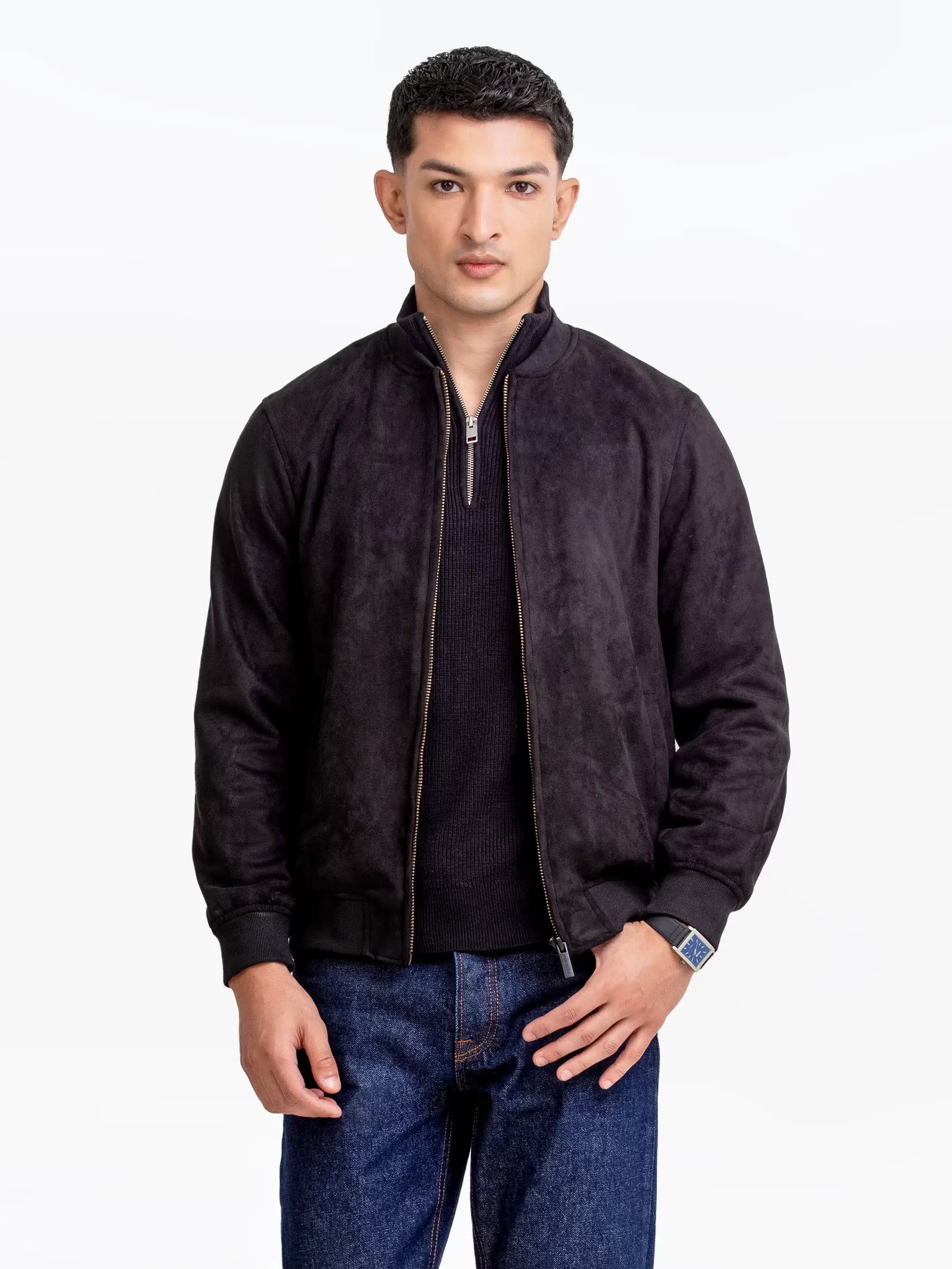 Men's Black Jacket - EMTJ24-011