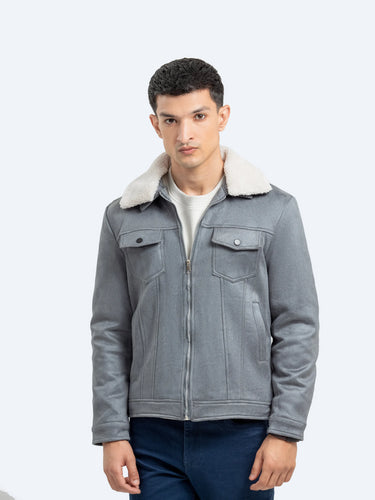 Men's Grey Jacket - EMTJ24-016