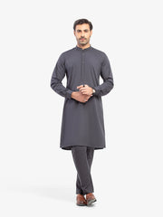 Men's Charcoal Kurta Pajama - EMTKPT5-083