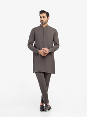 Men's Dark Grey Kurta Pajama - EMTKPT5-085