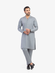 Men's Grey Kurta Pajama - EMTKPT5-087