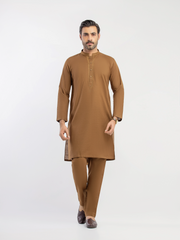 Men's Dark Mustard Kurta Pajama - EMTKPT5-089