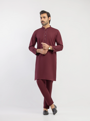 Embroidered Khaddar Kurta Pajama - EMTKPT5-091