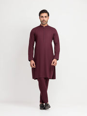 Men's Maroon Kurta Pajama - EMTKPT6-102