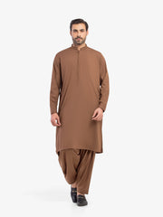 Men's Brown Shalwar Kameez - EMTKS5-41211