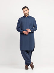 Men's Blue Kurta Shalwar - EMTKS5-41227