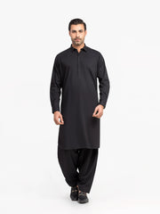 Men's Black Shalwar Kameez - EMTKS6-41240