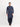 Men's Navy Blue Kurta Shalwar - EMTKST5-99626