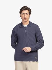 Men's Navy Polo Shirt - EMTPFS5-006